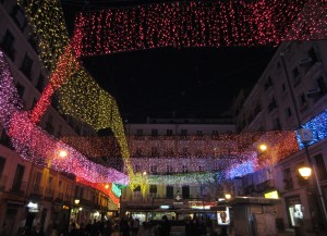 La multicolor plaza de Chueca